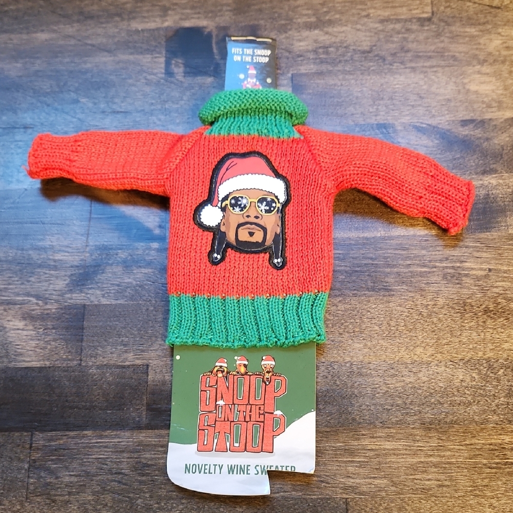Snoop On The Stoop Wine Sweater - Picture 1 of 6